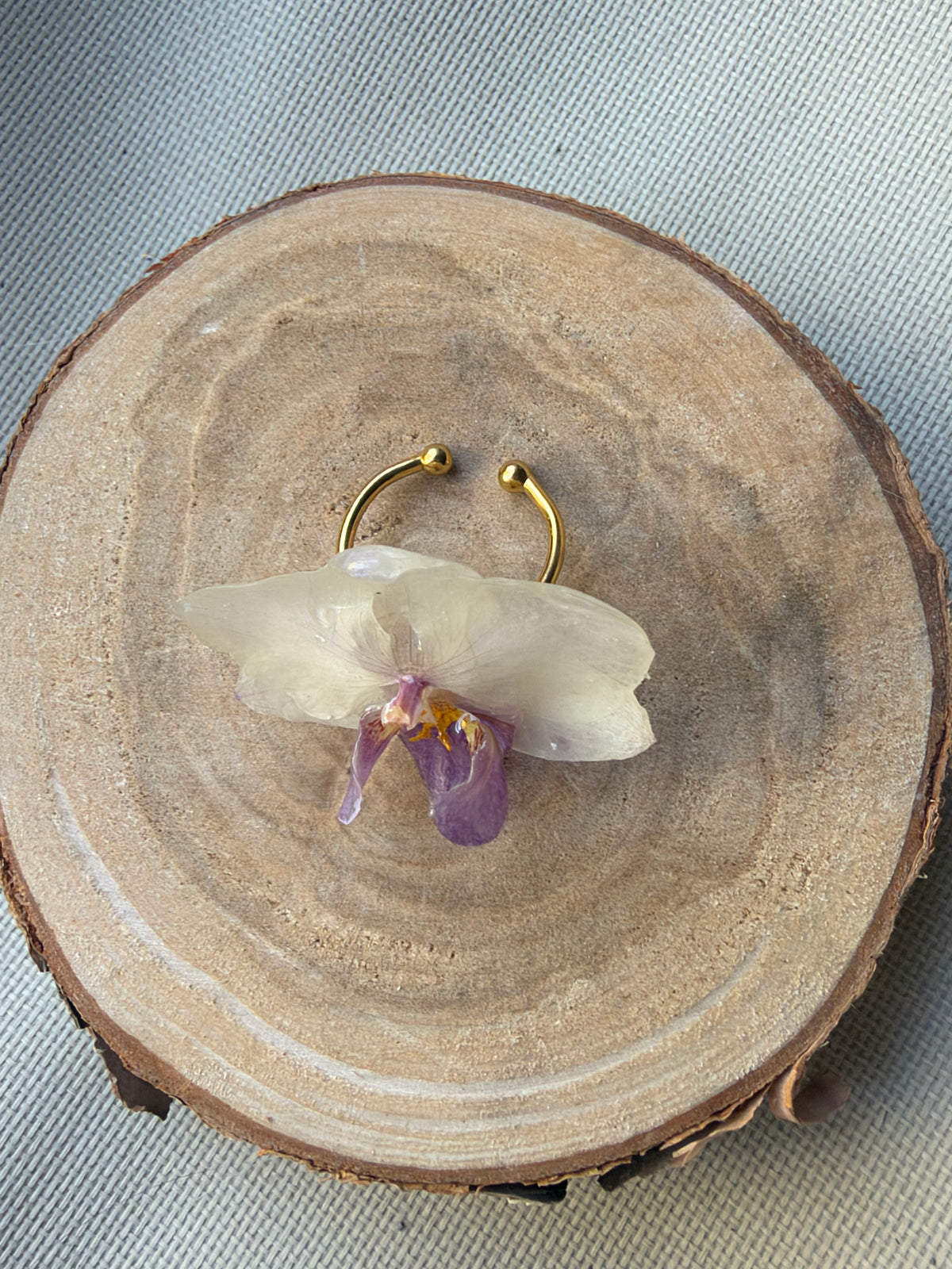 Anillo orquídea