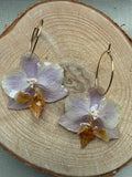 Pendientes orquídea