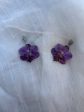 Pendientes orquídea